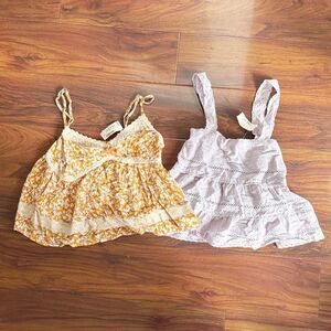 Bundle of Aeropostale Babydoll Cami Tank Top